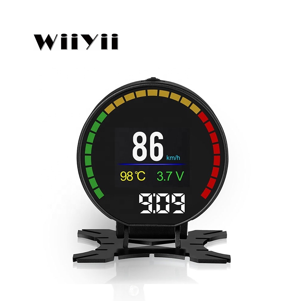 Car HUD Head Up Display P15 OBD2 Display car speed limiter vehicle Projector with alarm functions