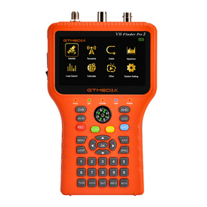 Latest GTMedia V8 Finder Pro2 Satellite Receiver Fully DVB Compliant HD Handheld Finder Combo Meter with 9V Fast Charging