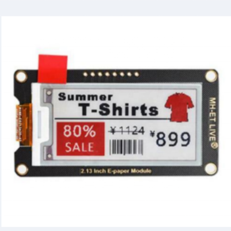 2.13 inch e-Paper Module Electronic Paper Display Module Red Black White   For Arduino