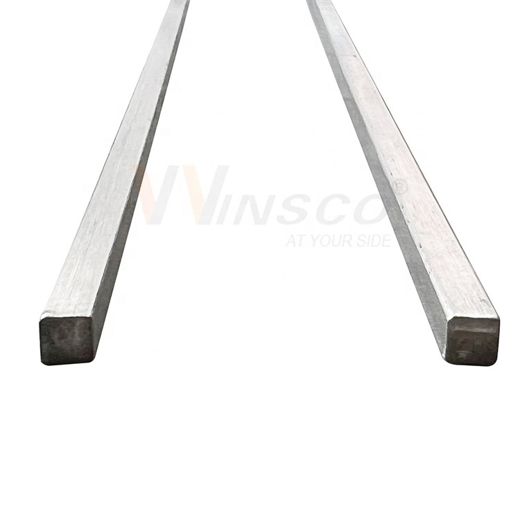 Factory SS 201 304 316 1x1 Shaft 1 1/8 x 1 1/8 Inch Metal Rod 1 3/8'' x 1 3/8'' 1 1/2'' x 1 1/2'' Square Stainless Steel Bar