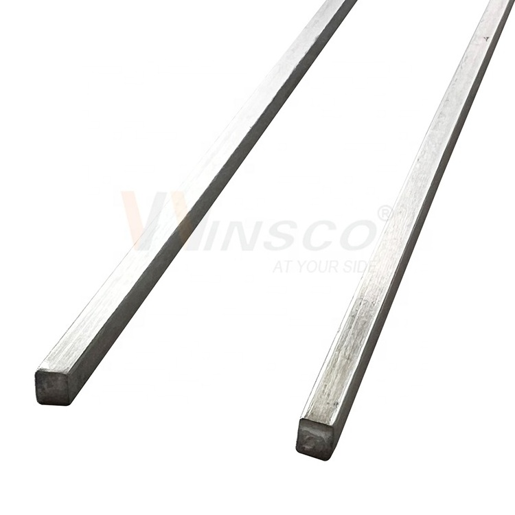 Factory SS 201 304 316 1x1 Shaft 1 1/8 x 1 1/8 Inch Metal Rod 1 3/8'' x 1 3/8'' 1 1/2'' x 1 1/2'' Square Stainless Steel Bar