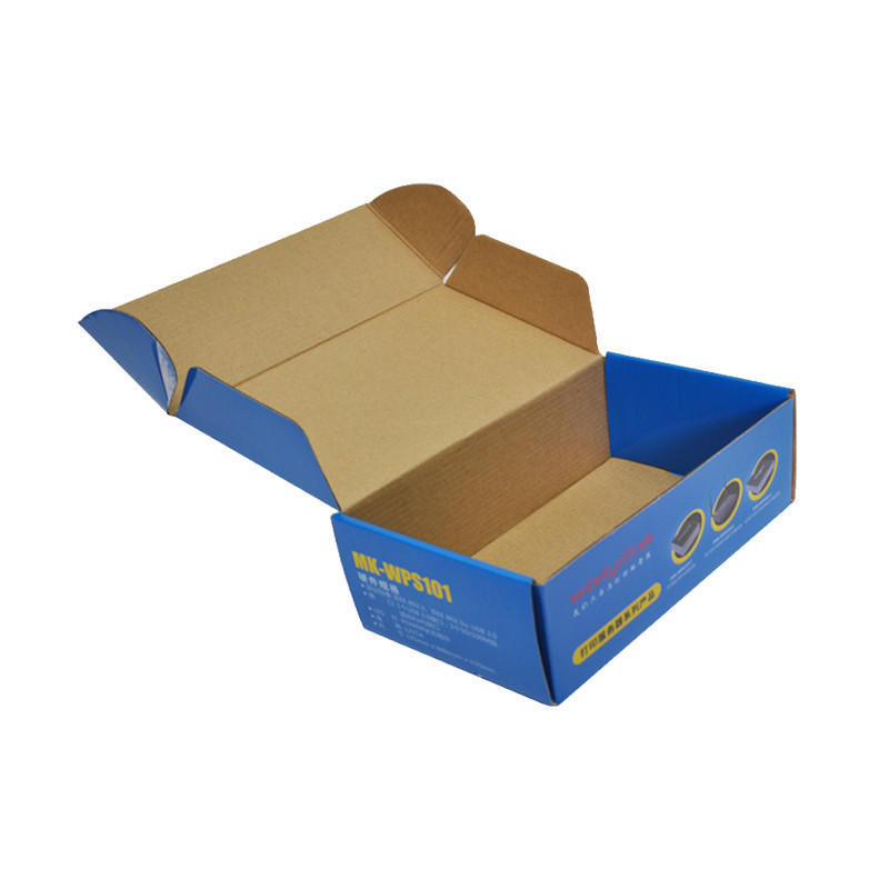 Hot sale custom big logo print gift clothing packaging Corrugated Packaging Box Shipping Boxes Mailing Box For Clothing