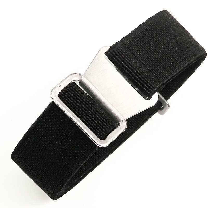 Listensmart Universal Parachute Bag Style Elastic Nylon  Watch Band 18mm 20mm 22mm 24mm Strap