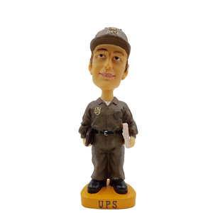 Accept Custom Courier  Bobble Head High Quality Resin Decoration Statue Bobble Head