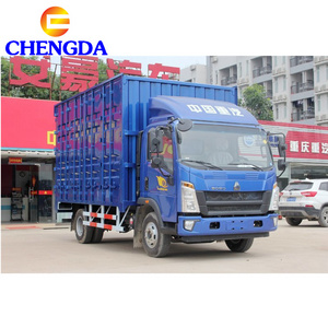 Sinotruk Howo 5 Ton 10 Tons Light Van Cargo Truck With Box