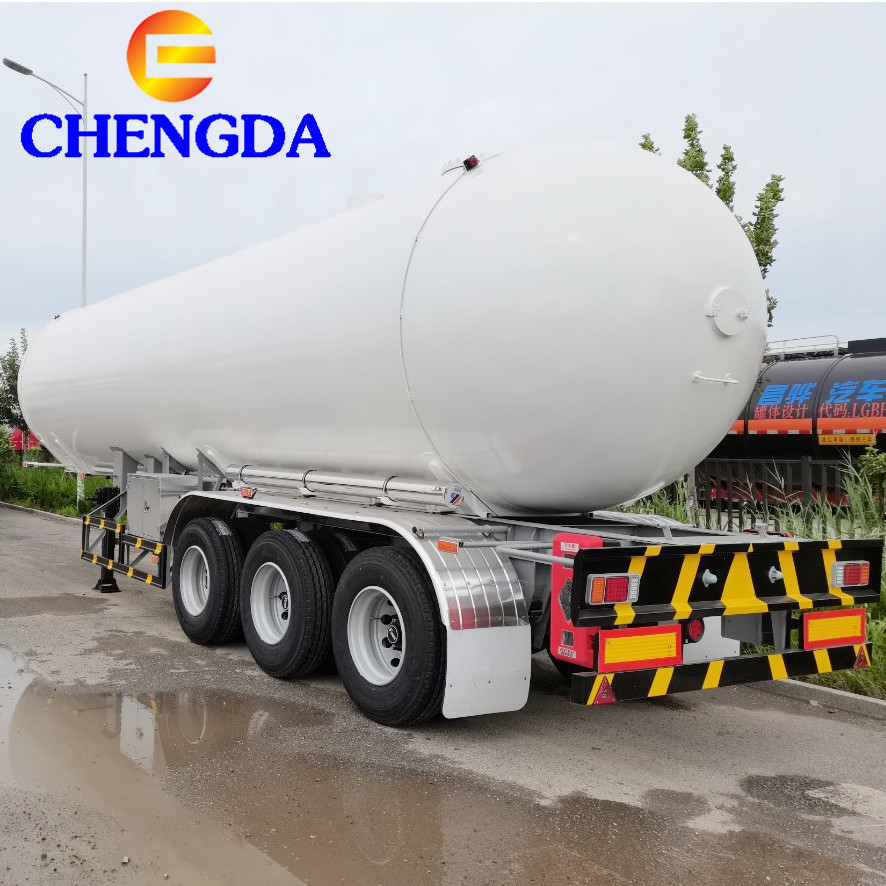 3 Axles 4 Axles Liquid Nitrogen Lpg Tank Tanker Truck and Semi Trailer Propane Transport Road Tanker