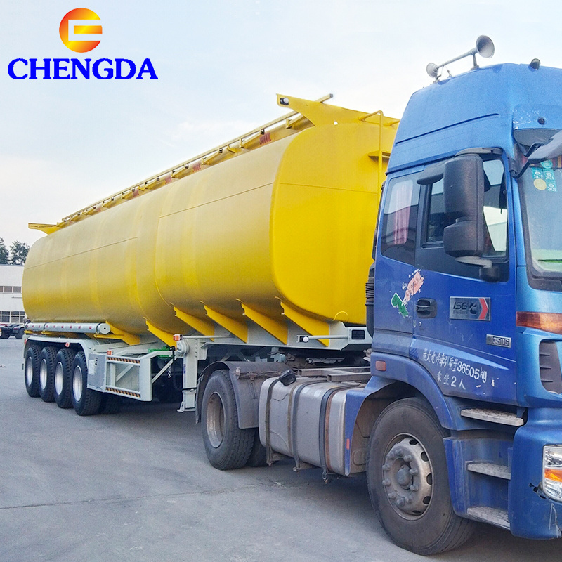 Factory Price Tri Axles Fuel Tanker Semi Trailer 46000 50000 60000 Liters Oil Fuel Tank Tanker