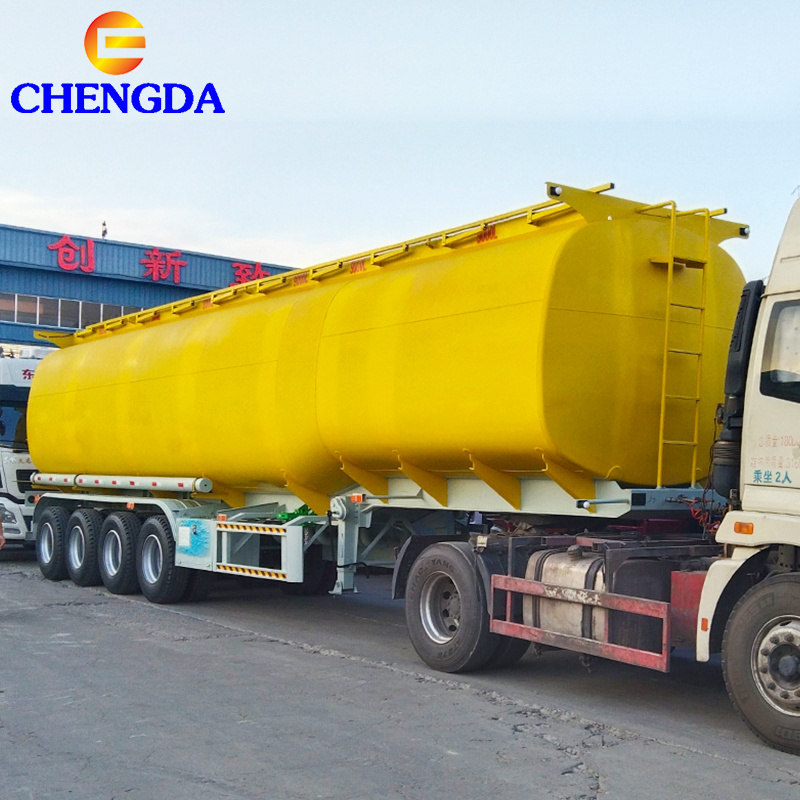 Factory Price Tri Axles Fuel Tanker Semi Trailer 46000 50000 60000 Liters Oil Fuel Tank Tanker