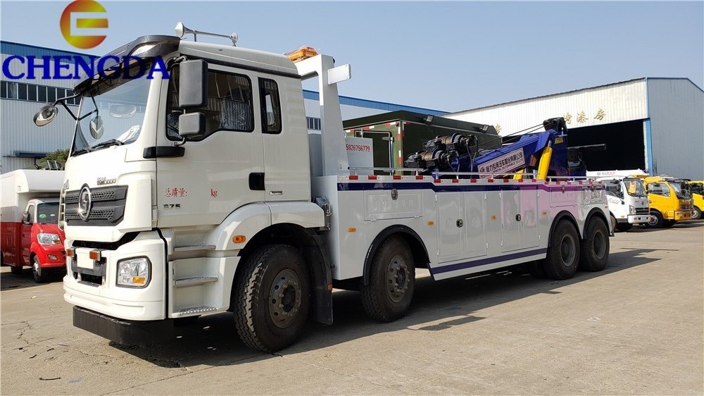 New Shacman 8x4 50ton heavy duty wrecker tow truck for sale