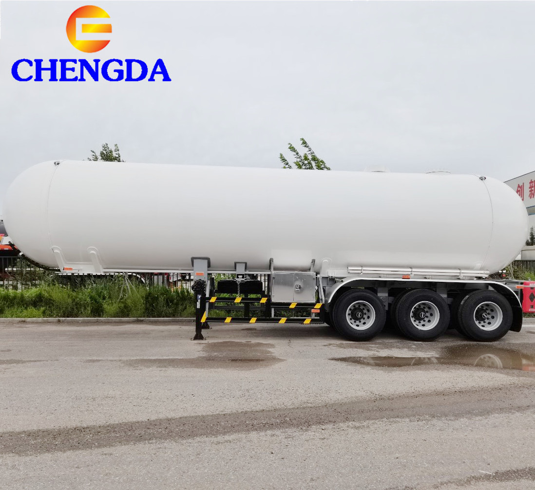 3 Axles 4 Axles Liquid Nitrogen Lpg Tank Tanker Truck and Semi Trailer Propane Transport Road Tanker