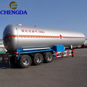 3 Axles 4 Axles Liquid Nitrogen Lpg Tank Tanker Truck and Semi Trailer Propane Transport Road Tanker