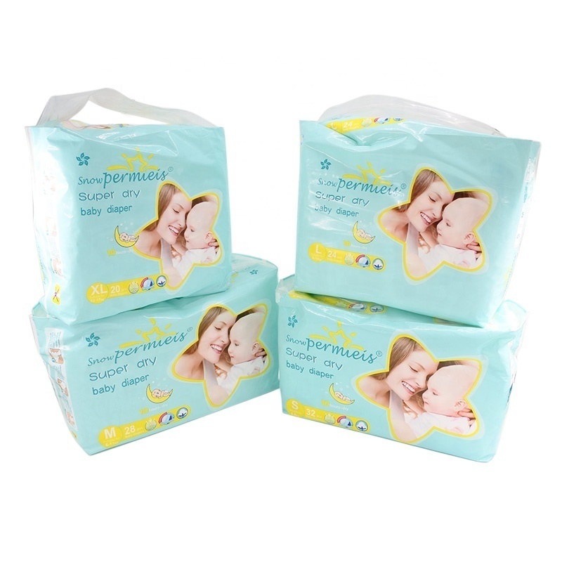 Wholesale  OEM Custom Ecological baby pants diaper Disposable Baby Diaper