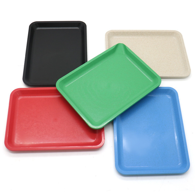 Customizable LOGO colorful plastic Tray Degradable Rolling Trays Smoking Accessories