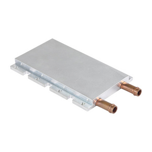 Winshare OEM Electrical Cooling Epoxy Bonded for Industria Aluminum Plate with Cooper Tube Water Cooler Mini Channel Heatsink