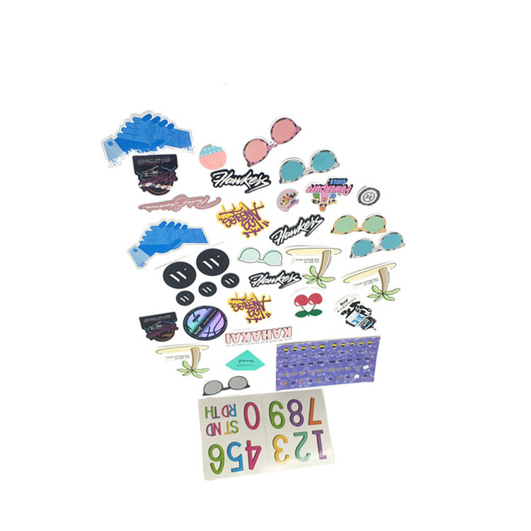 Custom in bulk vinyl stickers cartoon stickers for children room decoration