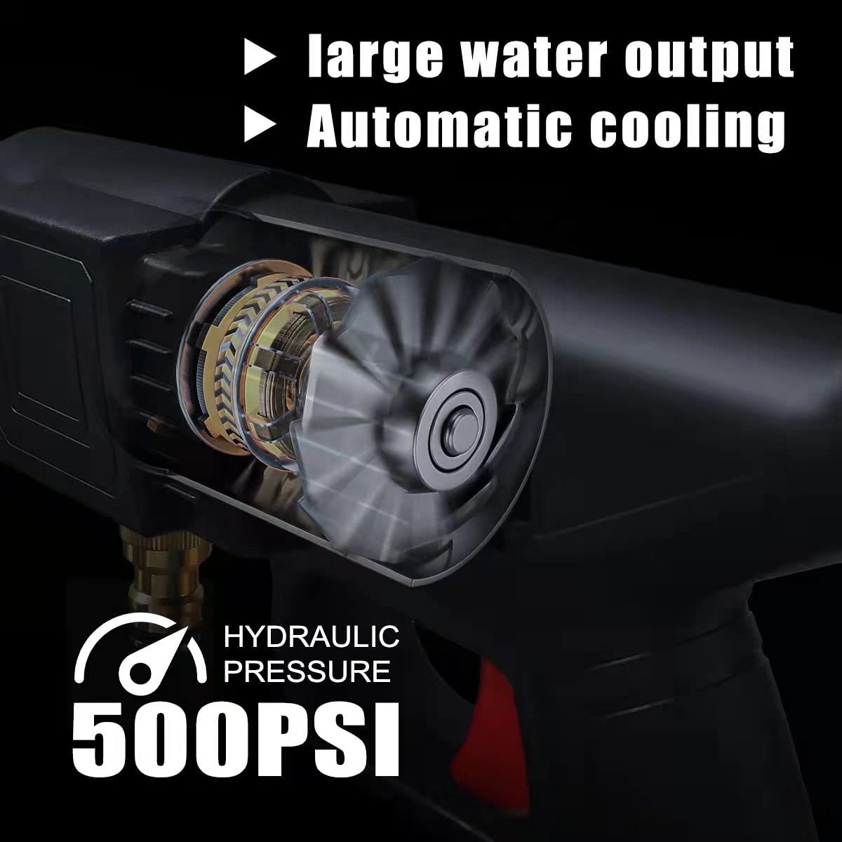 3000psi cold water electric jet nozzle household pressure washer foam cannon