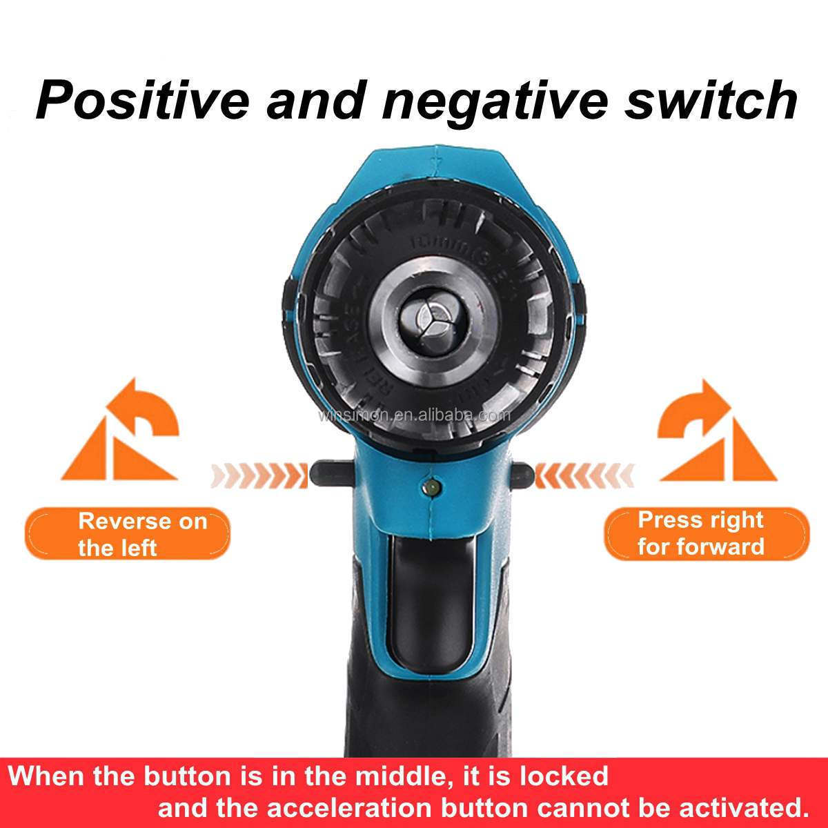 3 in 1 18V Brushless Electric Drill Wrench Screwdriver 1/2