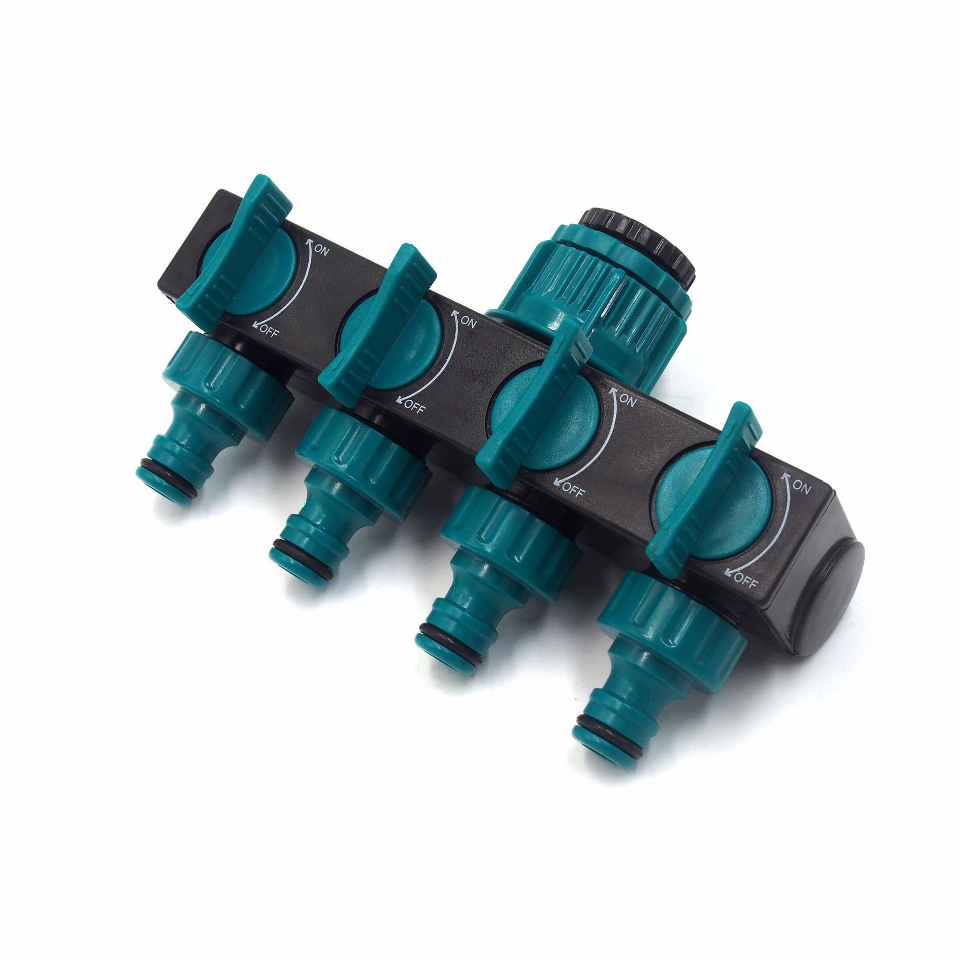 4-Way Water Hose Splitter 1/2