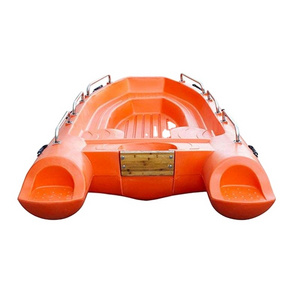 ppr rescue boat Hard Small flat bottom plastic boats for fishing