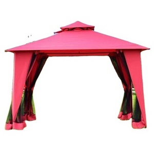 Burgundy Grill BBQ Retractable popup Canopy With Mosquito net party Outdoor Barbecue wedding Gazebo Tent