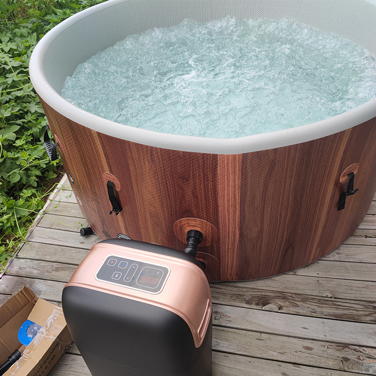 Outdoor hottub spa Cold Hot Plunge Health Bathtub Bubble Massage Pool Drop Stitch Recovery Inflatable Ice Bath Tub for Athletes