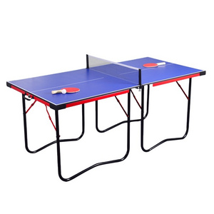 182*87*76cm Kids Adults Portable Pingpong 12mm MDF Foldable Tables Folding Table Tennis with Ping Pong Balls Racket Net