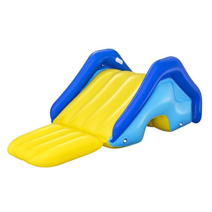 Custom Vinyl Play Center Swimming Pool Water Inflatable Toys Accessories Slide With Built In Sprayers Kids And Adults