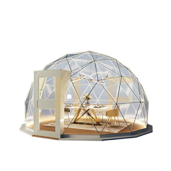 snow fall Outdoor Clear Shelter Geodesic for Backyard Patios Canopy Gazebos Screen Room Greenhouse Dome House Bubble Igloo Tent