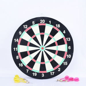 Wholesales Cheap 12 / 15 / 17 Inch Large Big Double Sided Professional Bristle Blade Wire Board Magnetic Dartboard with 6 Darts