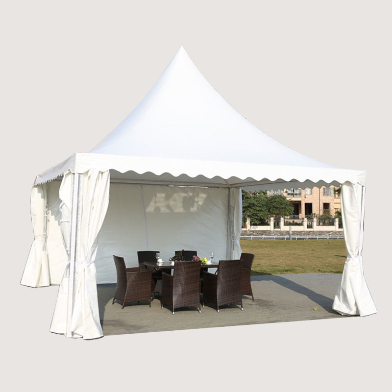 3*3 4*4 Outdoor White Wedding Advertising Exhibition Tents Full Aluminum Marquee Pagoda Tent for Backyard Garden Camping Hiking