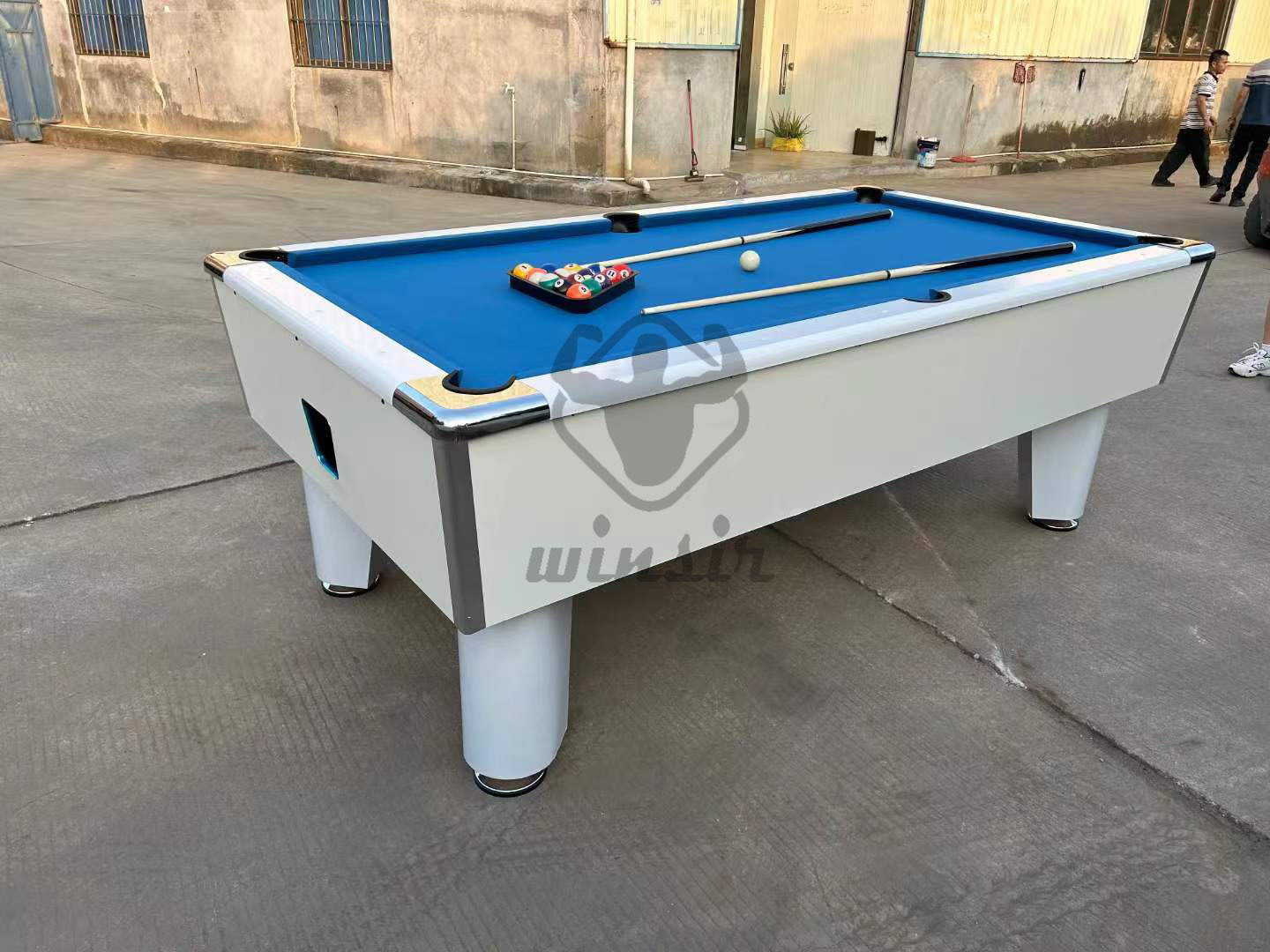 Commercial Wooden 7ft 9ft Coin-operated Token Billiard Snooker Pool Table Coin Operated Tables 8ft with Ball Return System