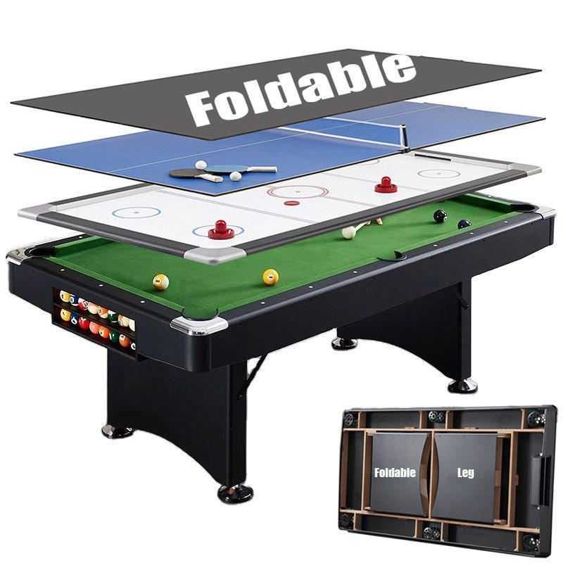 Custom MDF Marble Slat Snooker Billiard Tables Coin Operated 7ft 8ft 9ft Profesional Pool Table with Auto Ball Return System