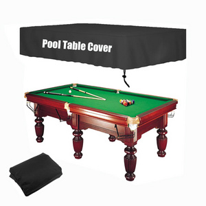 Custom 7 8 9 Feet Black Waterproof Oxford Dustproof  Hockey Table Light Weight Fabric Cloth Billiard Pool Table Cover