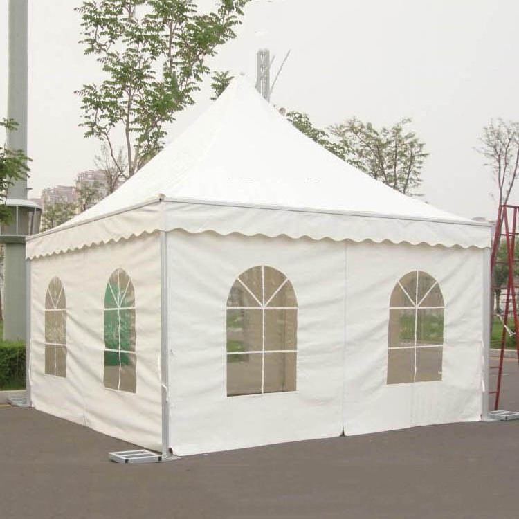 3*3 4*4 Outdoor White Wedding Advertising Exhibition Tents Full Aluminum Marquee Pagoda Tent for Backyard Garden Camping Hiking