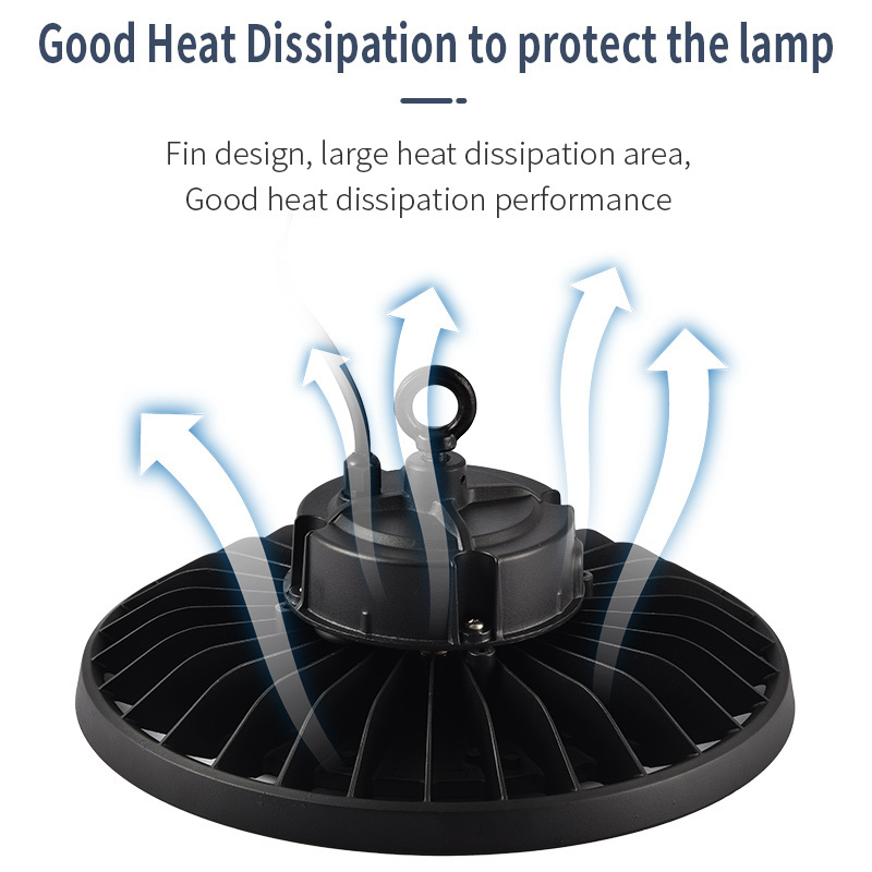Winsolighting CE RoHS Certificate Aluminum 150W 200W 240W 6500K Shop Alternative Commercial Lighting UFO LED High Bay Light