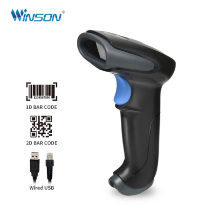 Wired Barcode Reader Cmos Android 1D 2D QR Scanner Handheld Qr Barcode Scanner