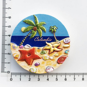 Columbia travel resin souvenir beach door fridge magnet