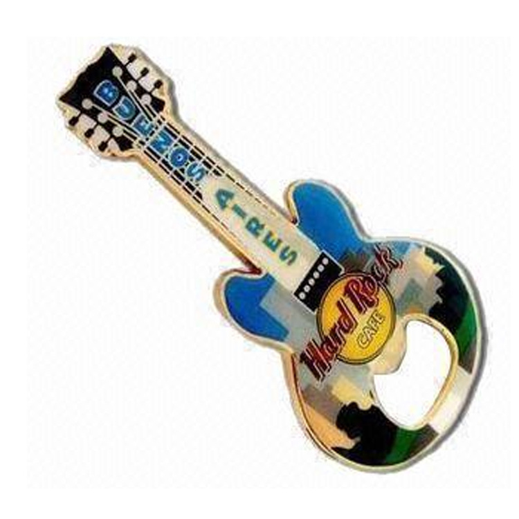 Cheap Price Custom Wall Mounted Cute Guitar Bottle Opener For Children