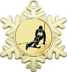 Wholesale award medal blank insert sport snowflake shape medal