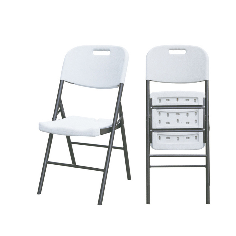 High Quality Cheap Padded Wedding Outdoor White Plastic Resin Folding Chairs For Parties