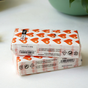 100% virgin pulp Customized wallet facial tissue mini packet disposable Love the printing pocket facial tissue