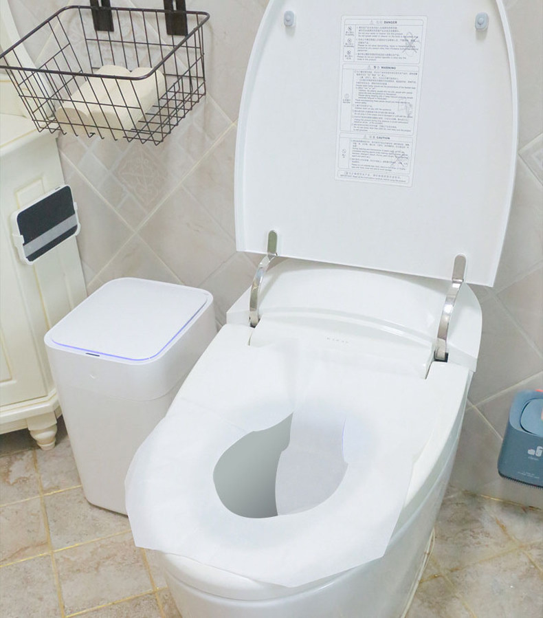 Compostable Flushable Disposable Paper Sanitary Public Toilet Protect Seat Cover