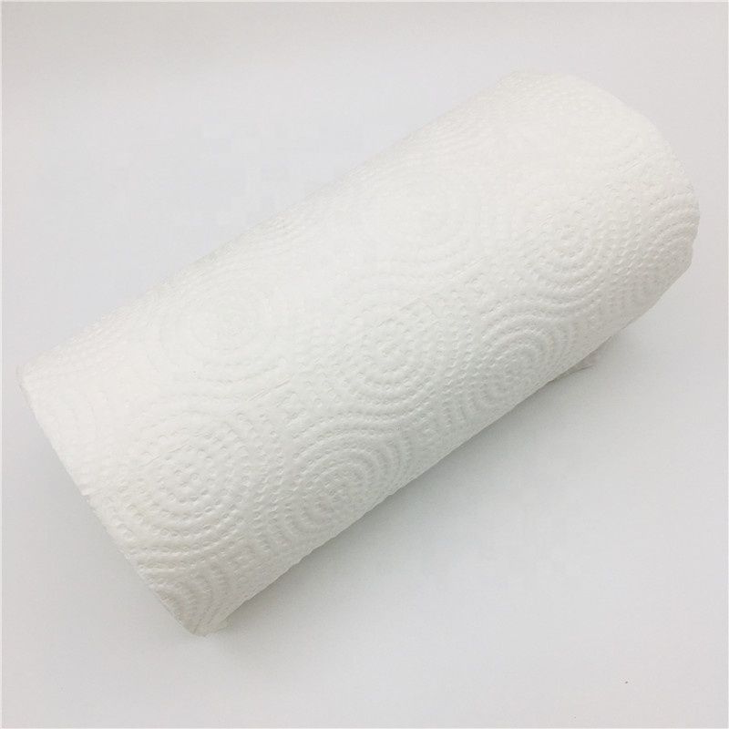 Disposable bamboo white high quality eco-friendly core kitchen paper towel