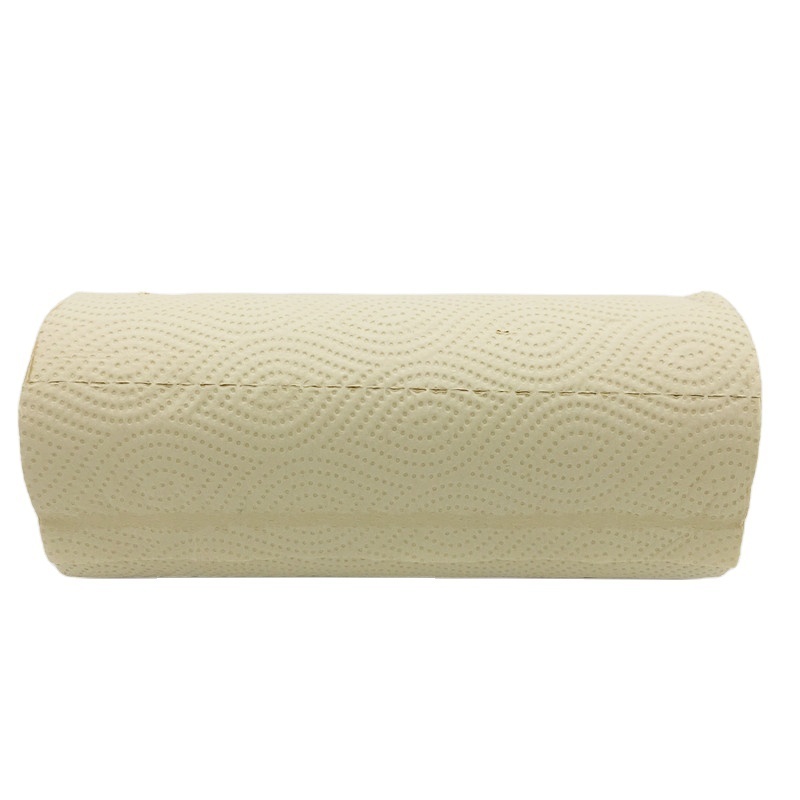 Disposable 3 ply bamboo kraft high quality eco-friendly core kitchen paper towel