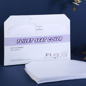 Compostable Flushable Disposable Paper Sanitary Public Toilet Protect Seat Cover