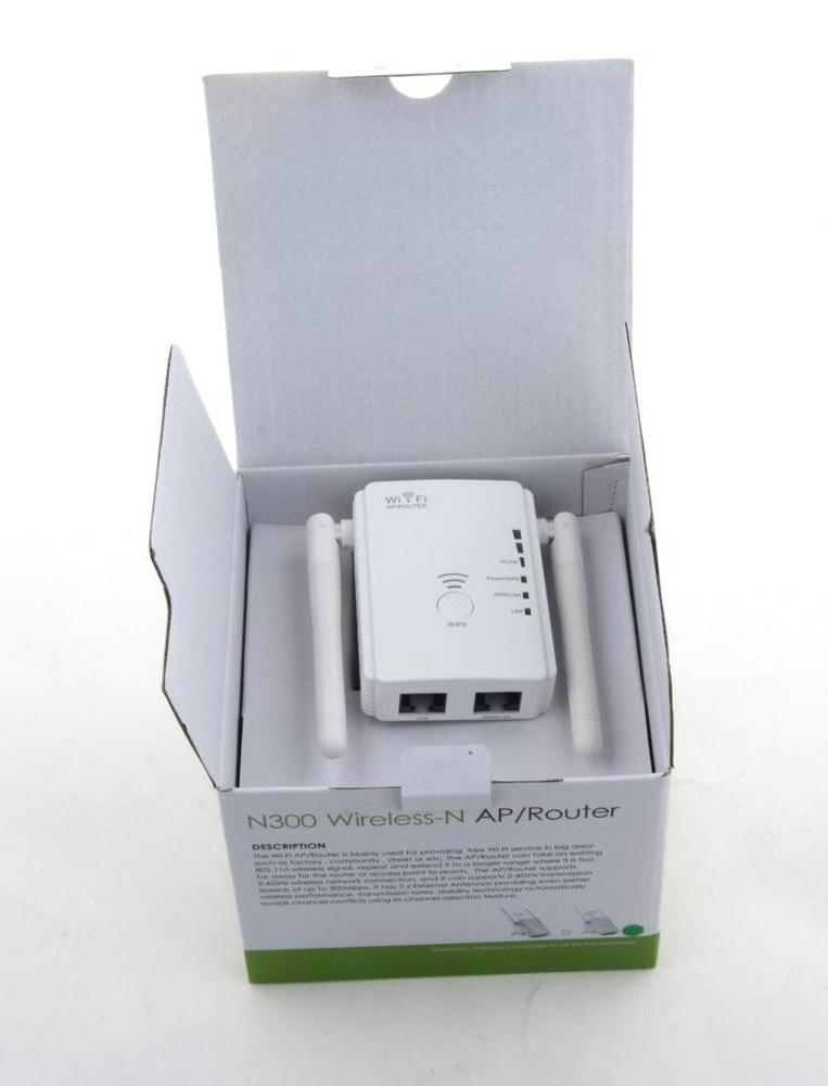 WiFi Range Extender 300Mbps WiFi Repeater Wireless Access Point Signal Booster Amplifier