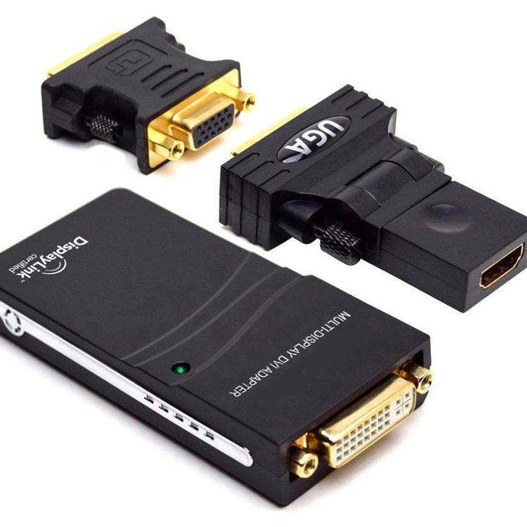 Hot selling USB 2.0 to HDMI/DVI/VGA Multi-Display Adapter