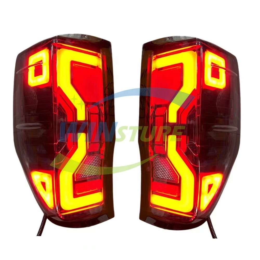 Auto Accessories Retail Tail Light LED for Pickup Ranger T6 T7 T8 Ear Sequence Lights 55 12V Standard Ford Rear Tail Lamp