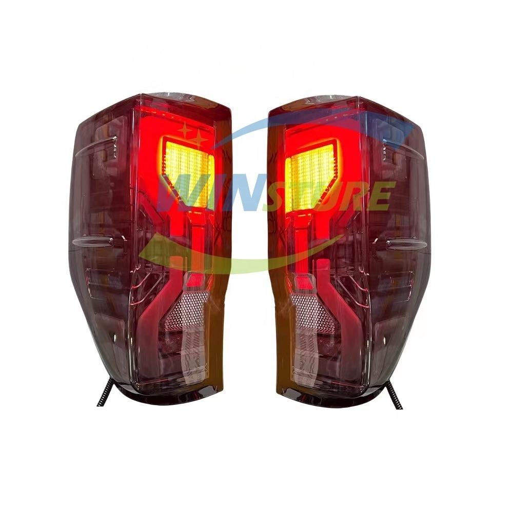 Auto Accessories Retail Tail Light LED for Pickup Ranger T6 T7 T8 Ear Sequence Lights 55 12V Standard Ford Rear Tail Lamp