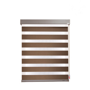 Blackout Sun Shade 100% Polyester NA-003 Roller Shade Blinds Double Layer Sunblock Blackout Daylight Roller Shades & Shutters